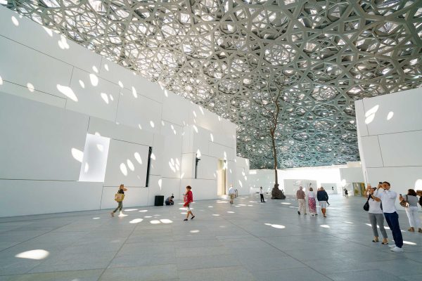 a_view_in_exhibition_hall_museum_Louvre_Abu_Dhabi